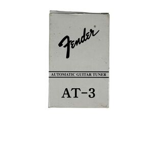 Fender AT-3 Automatic Guitar/Bass Tuner Box with Mfrs Instructions